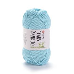 YARNART JEANS BAMBOO - KNITTING YARN BABY BLUE - 119