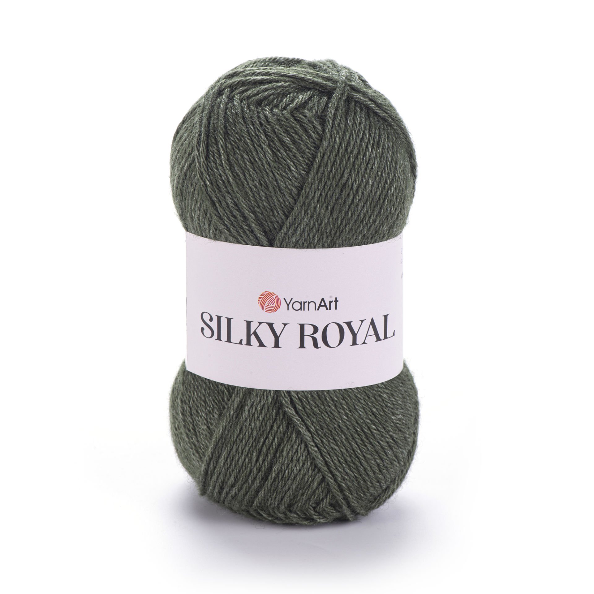 YARNART SILKY ROYAL - KNITTING YARN RESEDA GREEN - 446