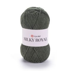YARNART SILKY ROYAL - KNITTING YARN RESEDA GREEN - 446