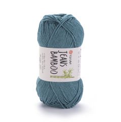 YARNART JEANS BAMBOO - KNITTING YARN RESEDA GREEN - 121