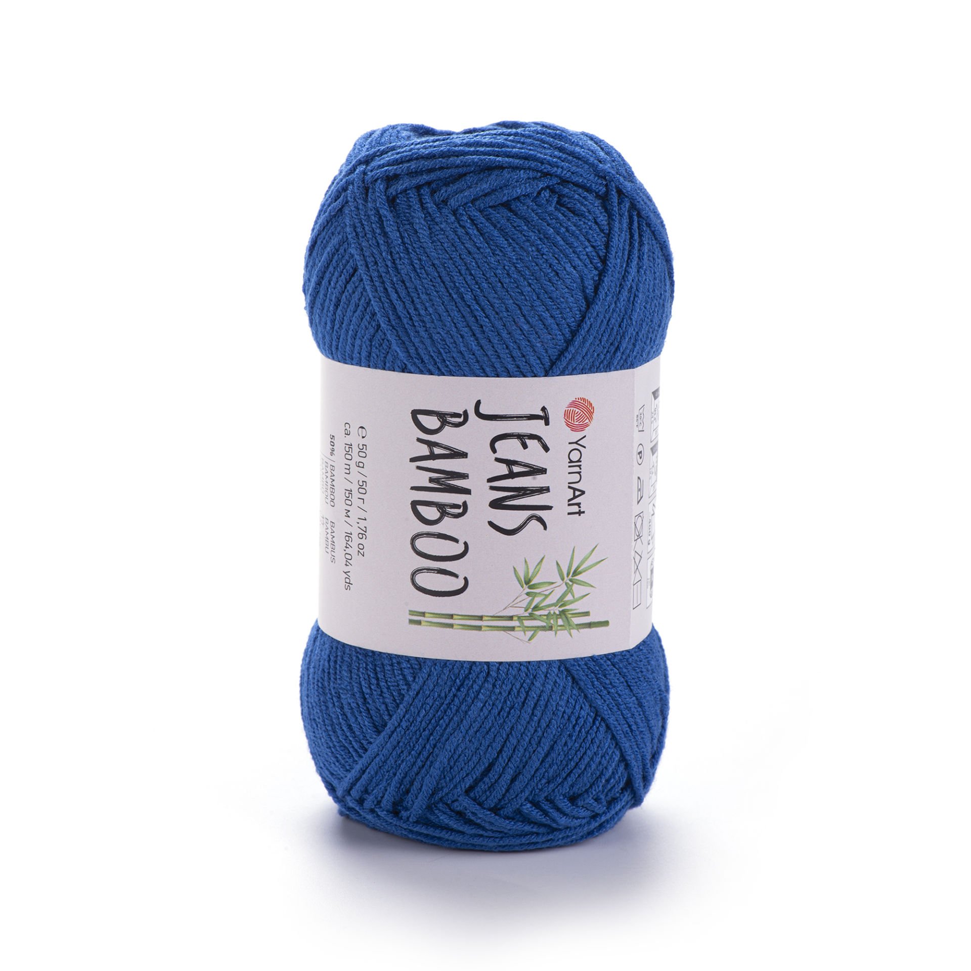 YARNART JEANS BAMBOO - KNITTING YARN SAXE BLUE - 123