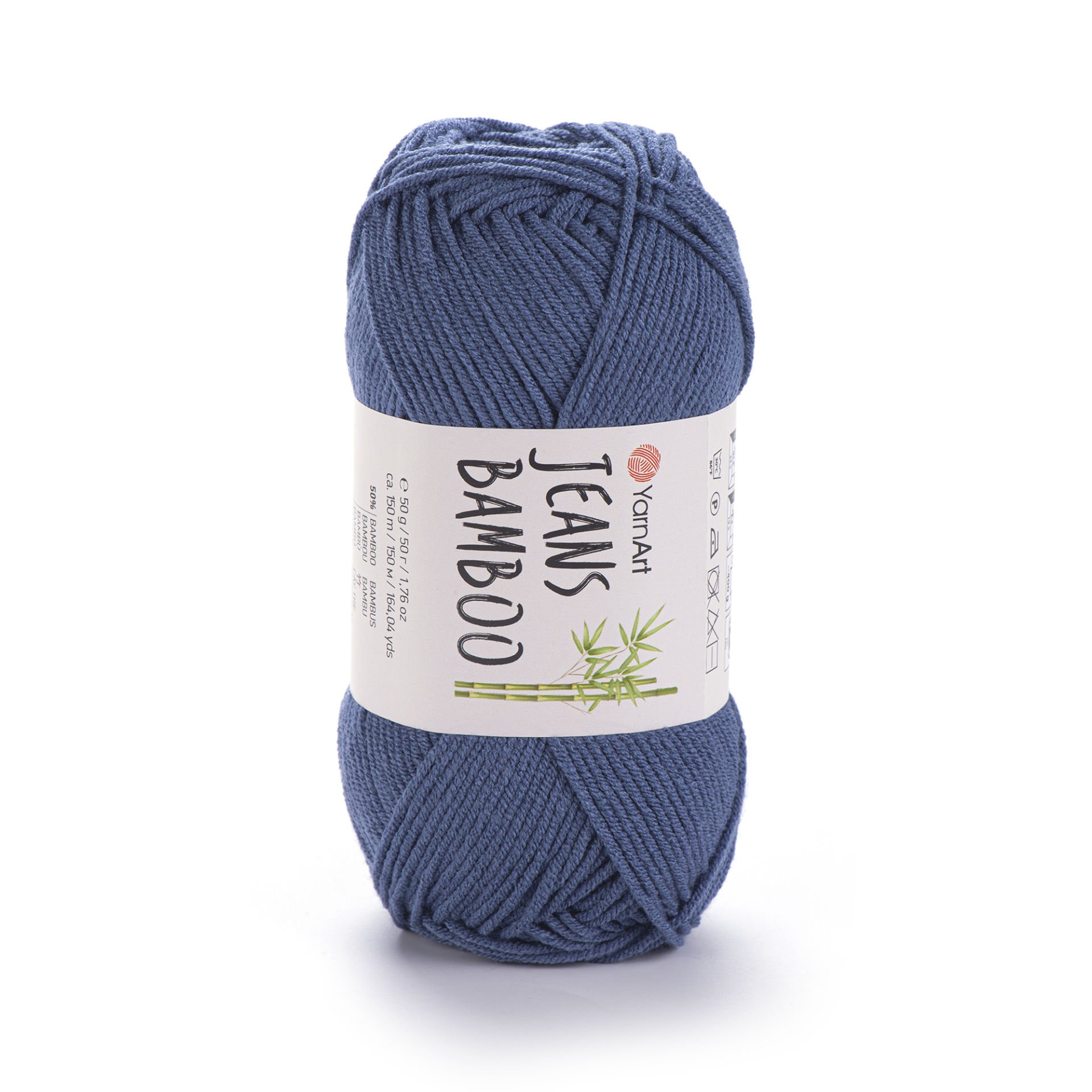 YARNART JEANS BAMBOO - KNITTING YARN DENIM BLUE - 124