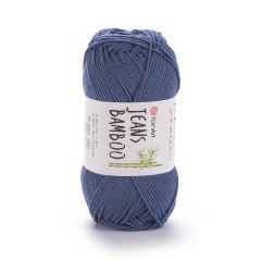 YARNART JEANS BAMBOO - KNITTING YARN DENIM BLUE - 124