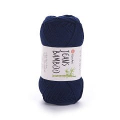 YARNART JEANS BAMBOO - KNITTING YARN NAVY - 125
