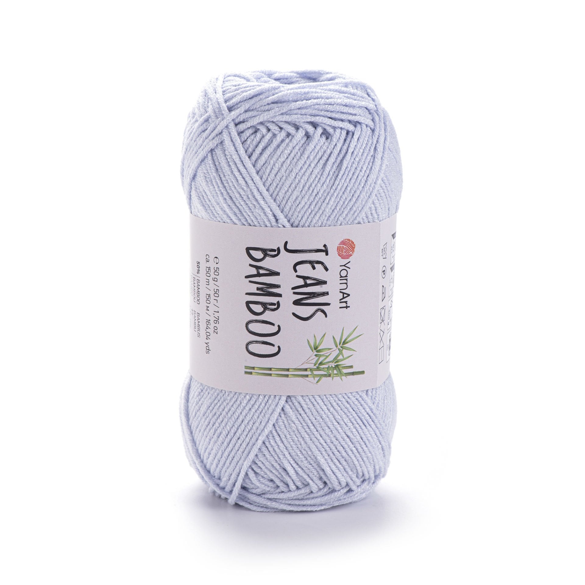 YARNART JEANS BAMBOO - KNITTING YARN ICE BLUE - 126