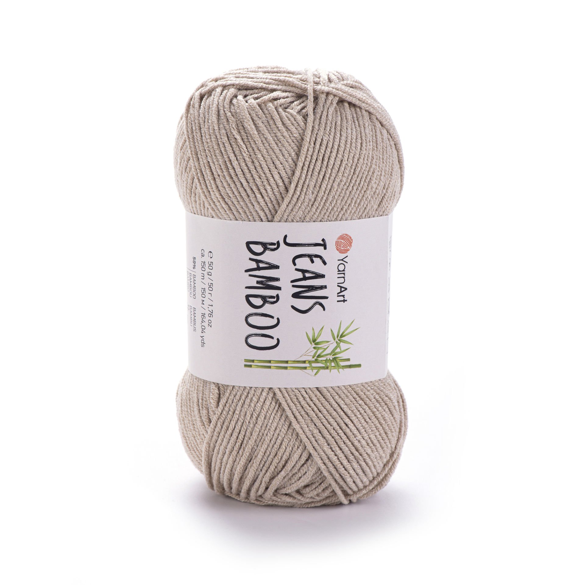 YARNART JEANS BAMBOO - KNITTING YARN STONE COLOR - 129