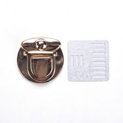 ROUND BAG LOCK ROSE