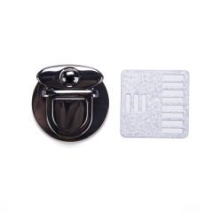 ROUND BAG LOCK BLACK
