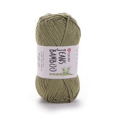 YARNART JEANS BAMBOO - KNITTING YARN KHAKI - 132