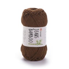 YARNART JEANS BAMBOO - KNITTING YARN REDDISH BROWN - 133