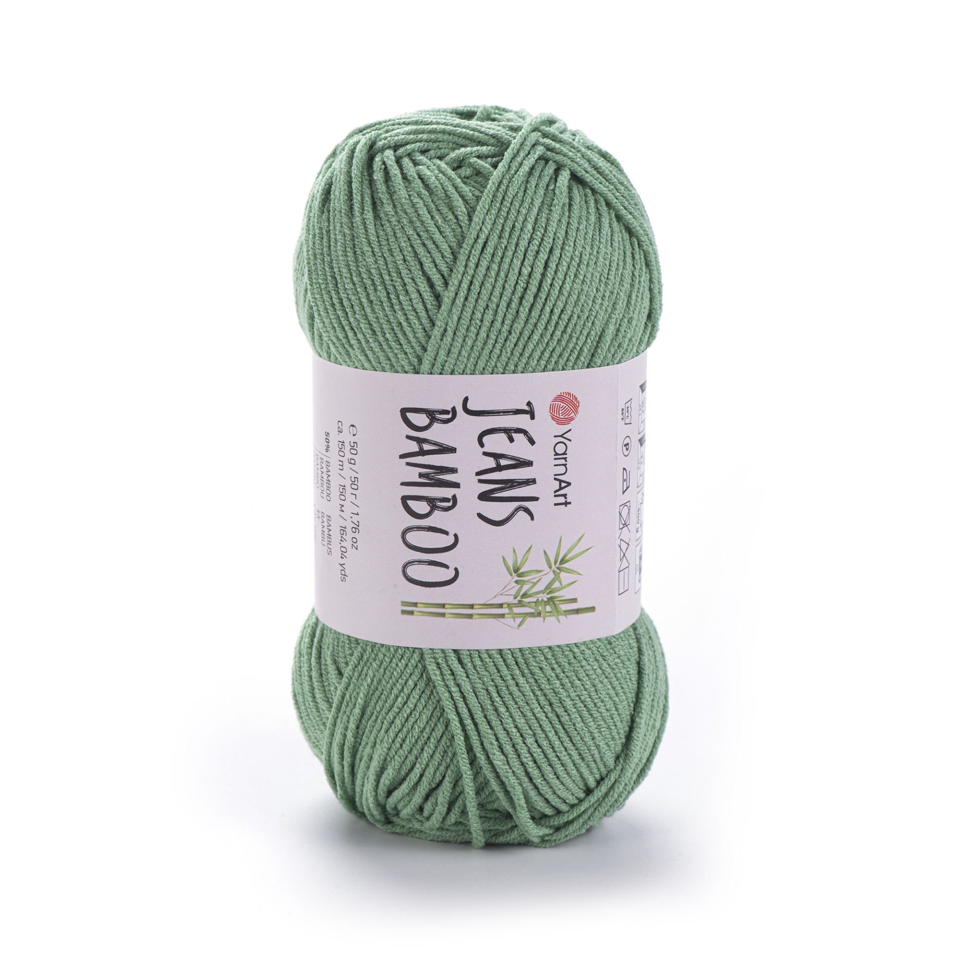 YARNART JEANS BAMBOO - KNITTING YARN PETROL GREEN - 138