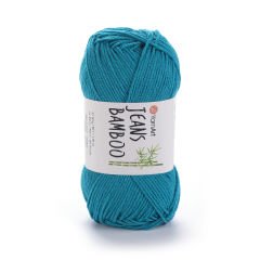 YARNART JEANS BAMBOO - KNITTING YARN TURQUOISE - 140