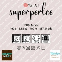 YARNART SUPER Perlee - Strickgarn ANTHRACITE - 241