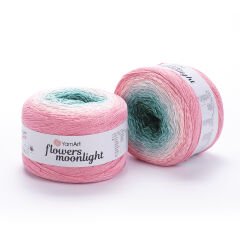 YARNART FLOWERS MOONLIGHT - GLITERRY MULTICOLOR KNITTING YARN VARIEGATED - 3292