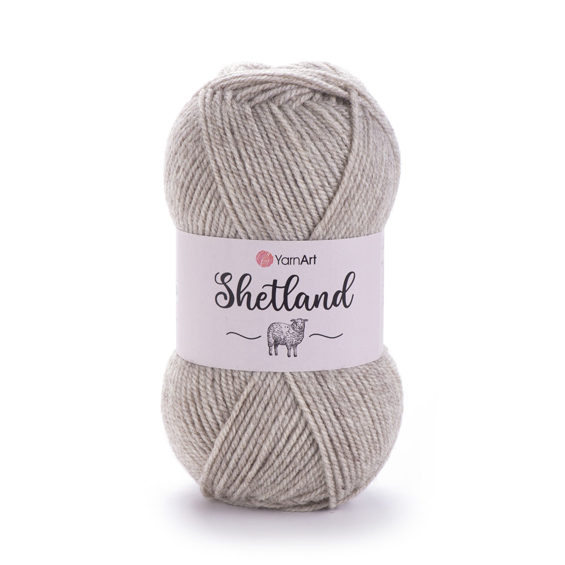 YARNART SHETLAND - KNITTING YARN SAND BEIGE - 504