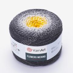 YARNART FLOWERS MERINO - MULTICOLOR KNITTING YARN VARIEGATED - 536
