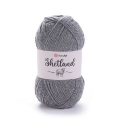 YARNART SHETLAND - KNITTING YARN GREY - 530