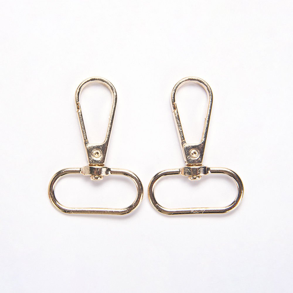 LOBSTER LOCKS 2.5 CM - 2 PCS GOLD