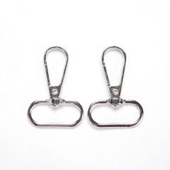 LOBSTER LOCKS 2.5 CM - 2 PCS SILVER