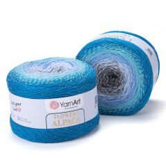 YARNART FLOWERS ALPACA - MULTICOLOR KNITTING YARN VARIEGATED - 429