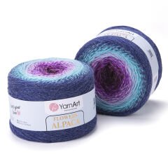 YARNART FLOWERS ALPACA - MULTICOLOR KNITTING YARN VARIEGATED - 433
