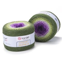 YARNART FLOWERS ALPACA - MULTICOLOR KNITTING YARN VARIEGATED - 435