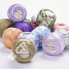 YARNART TULIP - SPARKLY LACE YARN PISTACHIO - 424