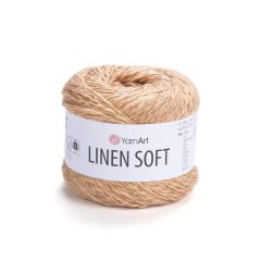 YARNART LINEN SOFT - KNITTING YARN BEIGE - 7305