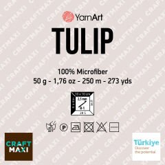 YARNART TULIP - SPARKLY MULTICOLOR LACE YARN