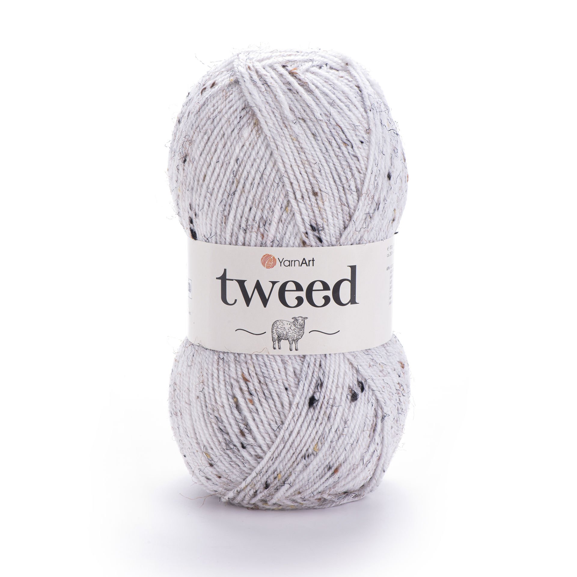 YARNART TWEED - KNITTING YARN OFF-WHITE - 220