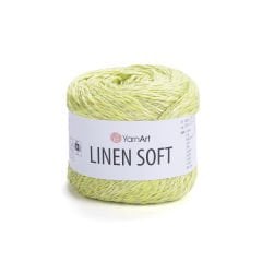 YARNART LINEN SOFT - KNITTING YARN GREEN - 7311