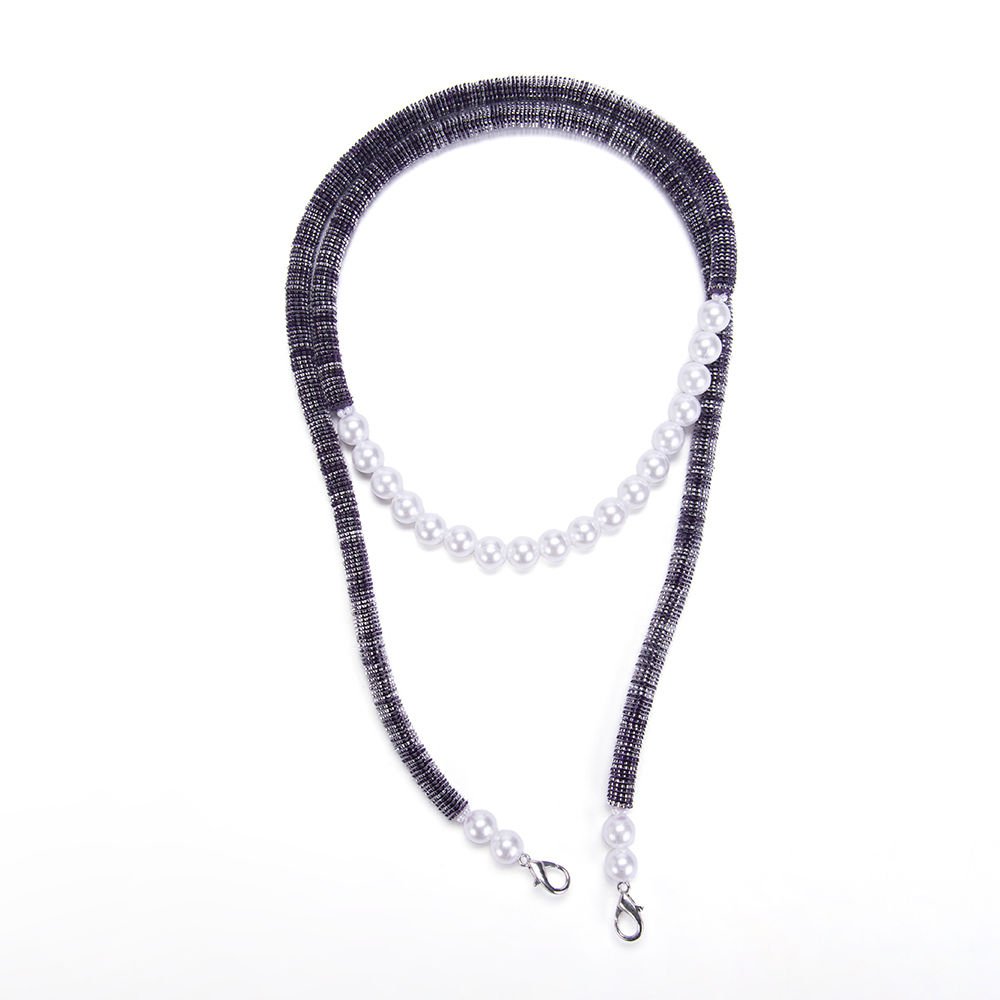 120 CM ACRYLIC BAG STRAP PURPLE