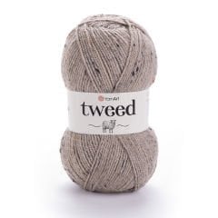YARNART TWEED - KNITTING YARN BEIGE - 227