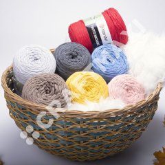 YARNART TWISTED MACRAME - MACRAME CORD PINKISH ORANGE - 767
