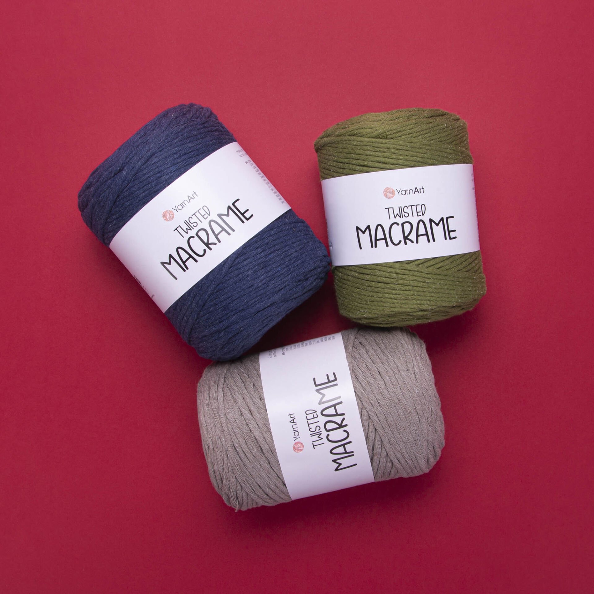 YARNART TWISTED MACRAME - MACRAME CORD