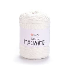 YARNART TWISTED MACRAME - MACRAME CORD OFF-WHITE - 752