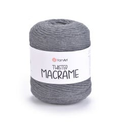 YARNART TWISTED MACRAME - MACRAME CORD ANTHRACITE - 790