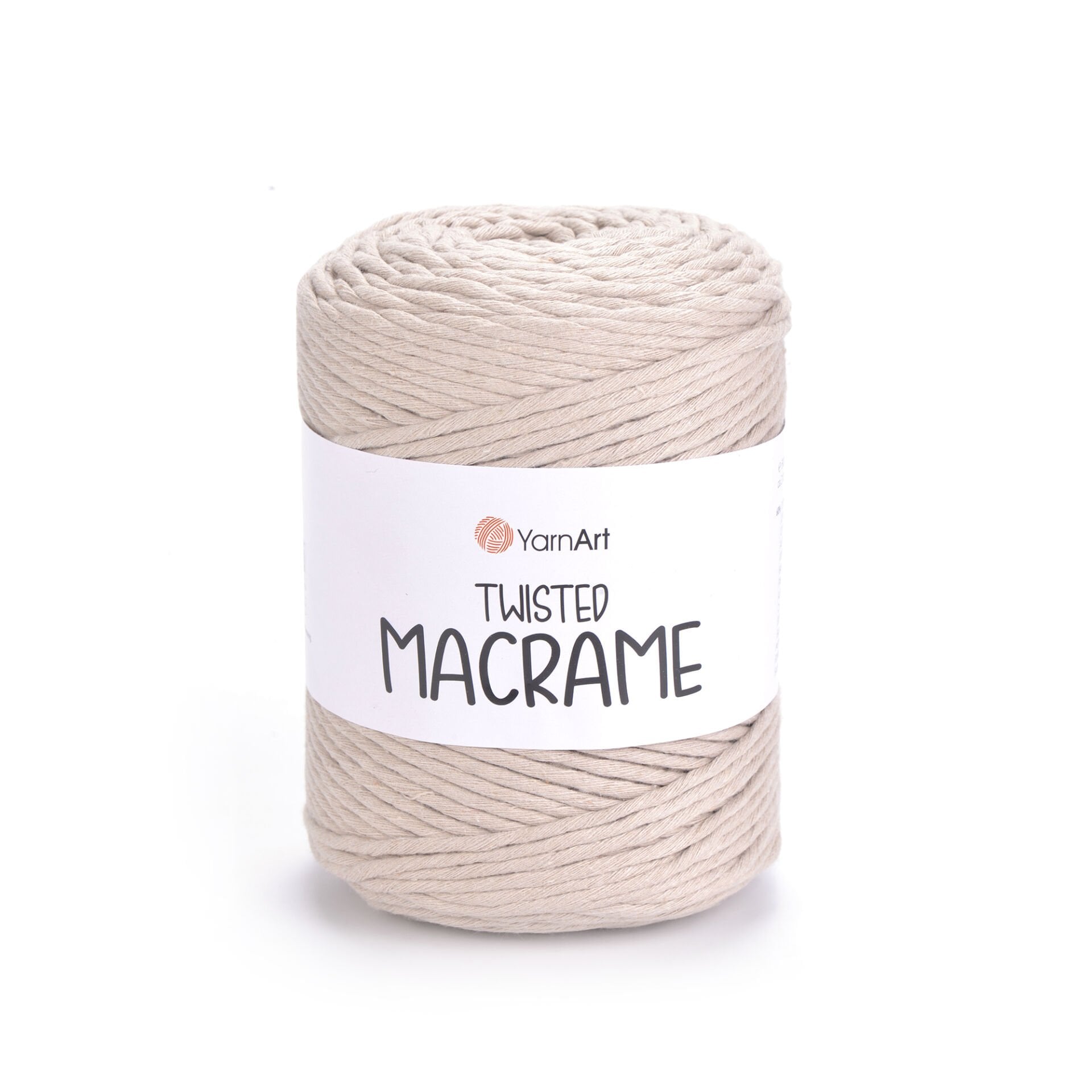 YARNART TWISTED MACRAME - MACRAME CORD BEIGE - 753