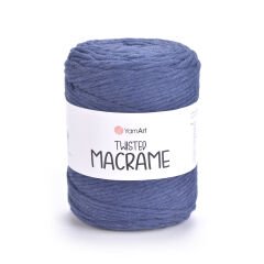 YARNART TWISTED MACRAME - MACRAME CORD DENIM BLUE - 761