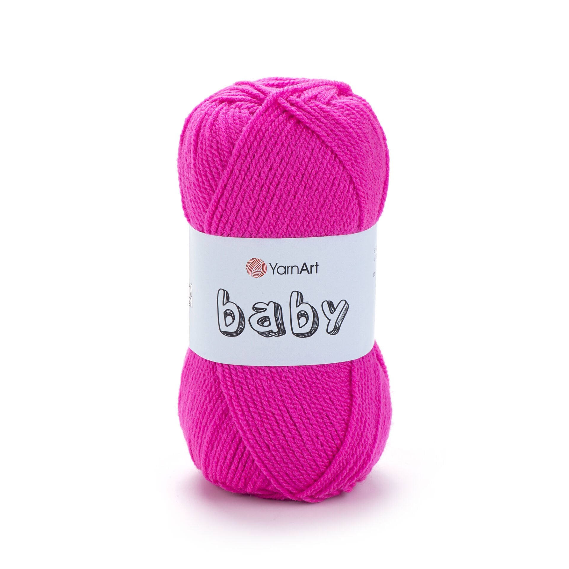 YARNART BABY - BABY YARN NEON PINK - 174