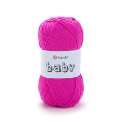 YARNART BABY - BABY YARN NEON PINK - 174