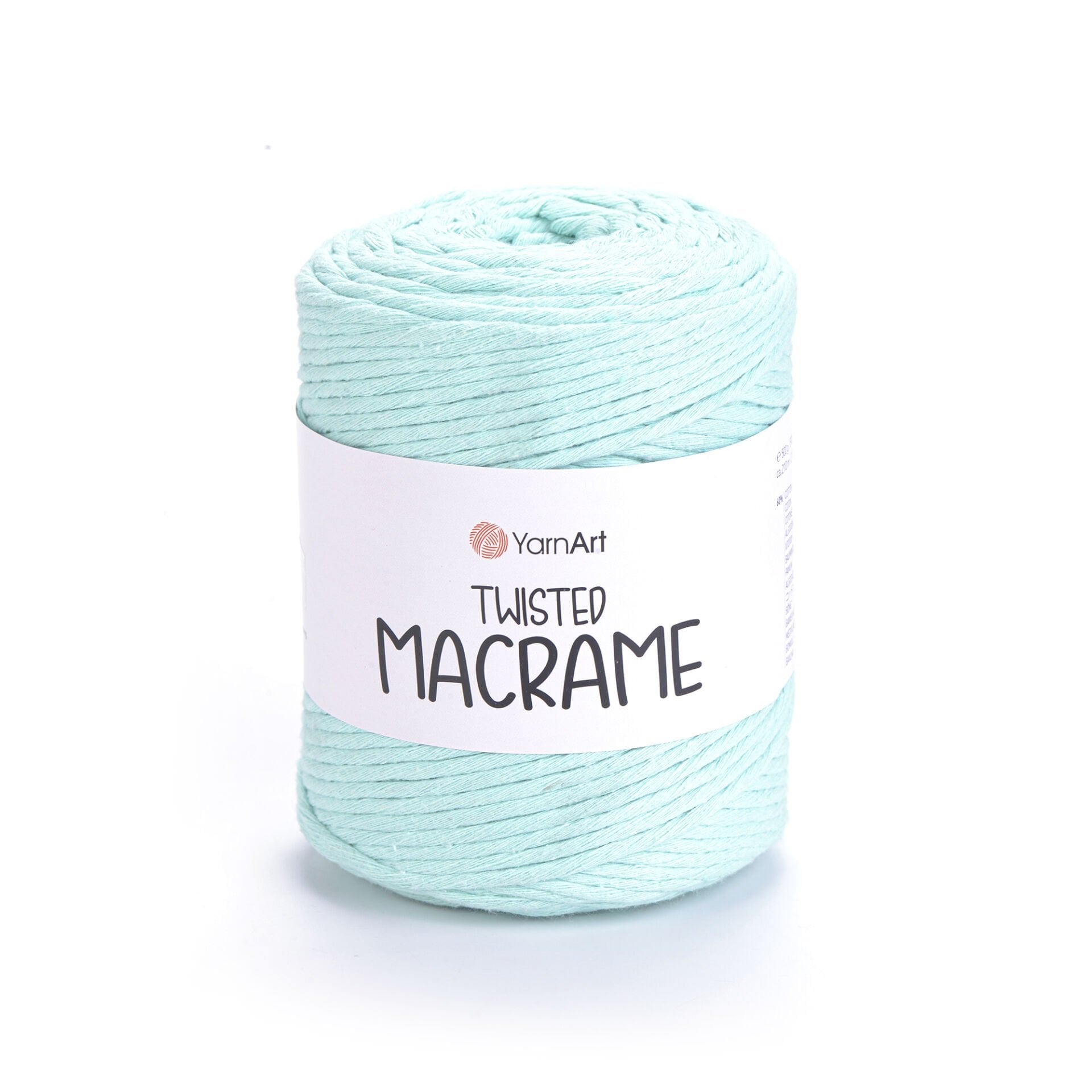 YARNART TWISTED MACRAME - MACRAME CORD MINT - 775