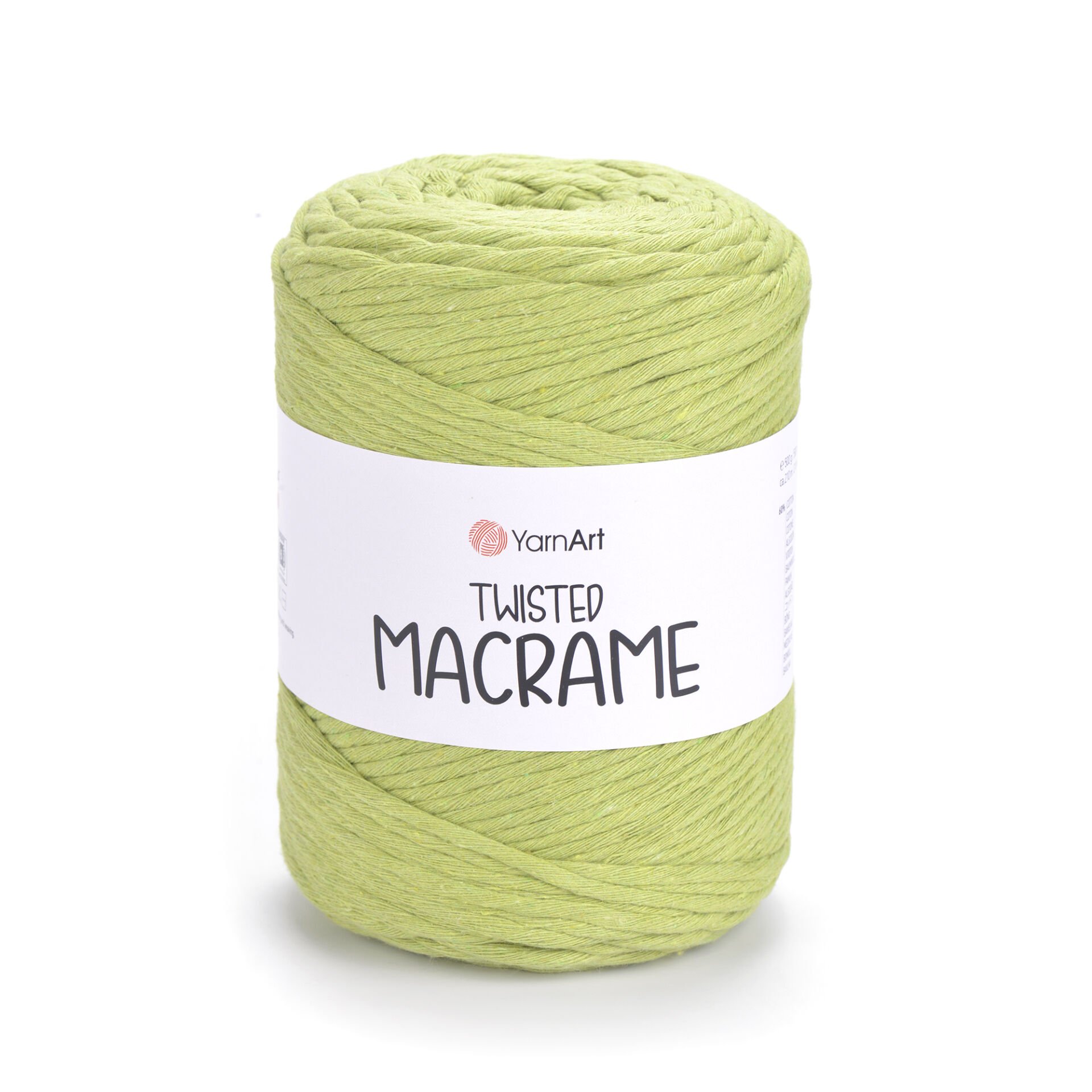 YARNART TWISTED MACRAME - MACRAME CORD PISTACHIO - 755