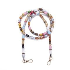 120 CM OVAL WOODEN BEADED BAG STRAP