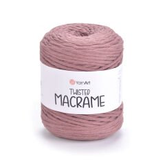 YARNART TWISTED MACRAME - MACRAME CORD DUSTY ROSE - 792