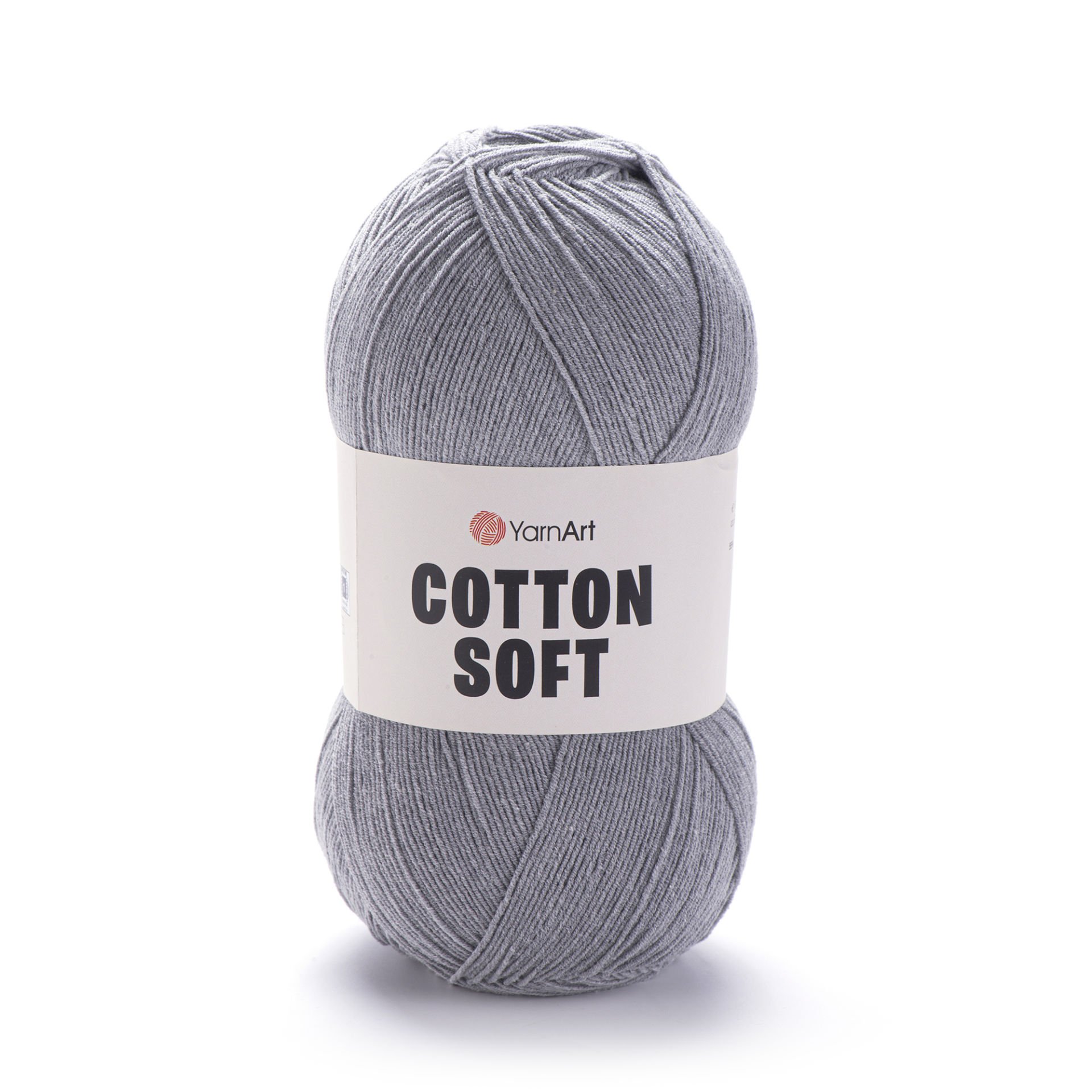 YARNART COTTON SOFT - KNITTING YARN GREY - 46