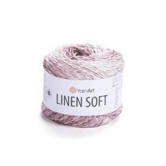 YARNART LINEN SOFT - KNITTING YARN VARIEGATED - 7405