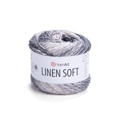 YARNART LINEN SOFT - KNITTING YARN VARIEGATED - 7406