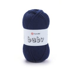 YARNART BABY - BABY YARN NAVY - 583