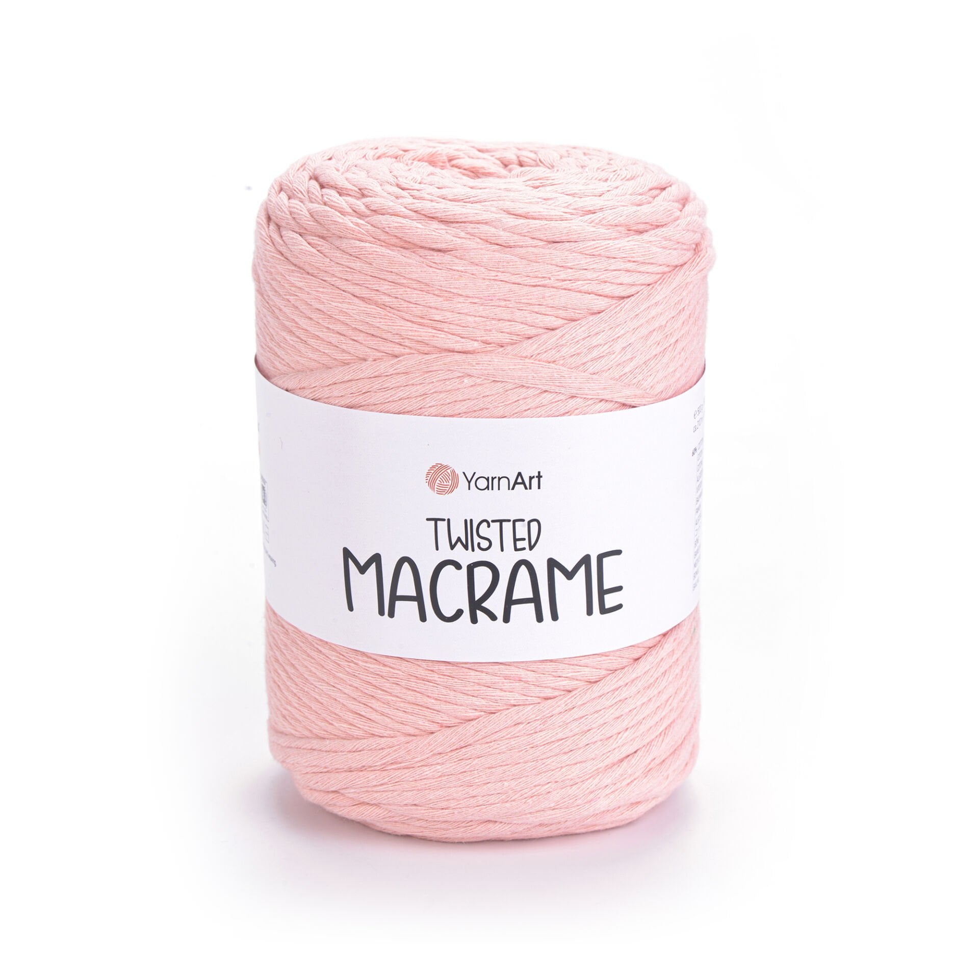 YARNART TWISTED MACRAME - MACRAME CORD PINKISH ORANGE - 767